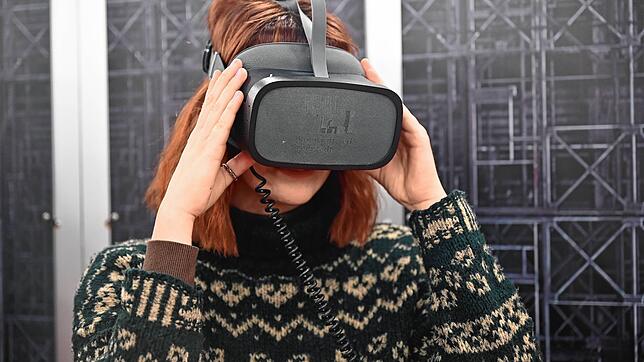 Per Illusion ins geplante Tiefenlager der Schweiz: Am Kernkraftwerk Leibstadt können Besucher mithilfe von virtueller Realität in die ...