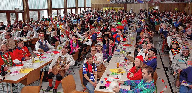 So wie hier beim Frühschoppen der Gerstensäcke im Jahr 2019 wird es an dieser Fasnacht nirgends aussehen können.