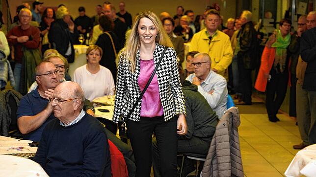 Marina Jung am Abend der OB-Wahl in Villingen-Schwenningen im Herbst 2018.