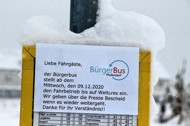 Bild 3: Schneefall in Pfullendorf: Es hört gar nicht mehr auf