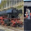 Die Dampf-Lokomotive 23 058, die auf Höhe Uhldingen-Mühlhofen von Metallgegenständen beschädigt wurde. Rechts: Gerd Hilligardt, ...