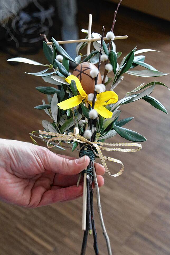So sieht die fertige Palme aus