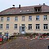 Der Kindergarten Wespennest in Herrischried am Morgen nach dem Brand