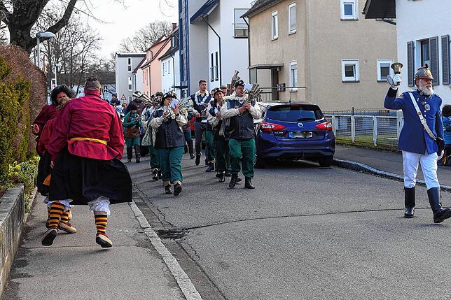 Bild 15: Närrisches Treiben in kleinerem Rahmen am Fischbacher Samstag