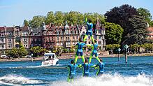 Bild : Spektakulär! Die besten Fotos der Wasserski-Show im Konstanzer Trichter