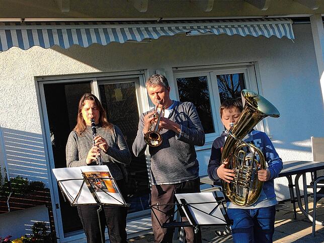 Im Einklang: (von links) Annette, Ralph und Jannis Maier.