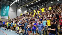 Die Anhänger der HSG Konstanz wollen im Derby gegen den Tabellenführer die Schänzlehalle wieder in eine Schänzle-Hölle verwandeln.