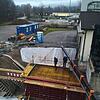 Ein Teil der Kläranlage ist bereits Großbaustelle: Mit dem Bau eines Klärschlammfaulturms und einem Blockheizkraftwerk zur ...