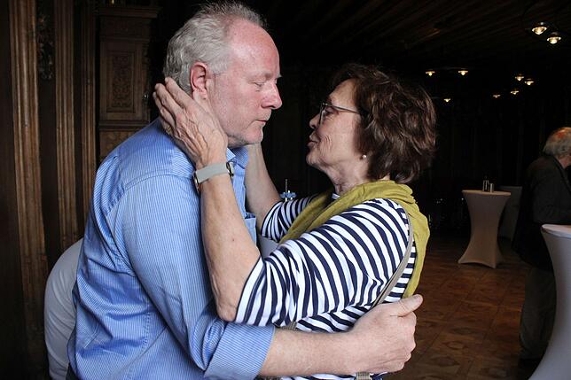 Peter Vögele und Marga Lenski.