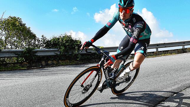 Starker Auftritt: Der Albbrucker Radprofi Nico Denz vom Team Bora-hansgrohe wurde beim Prolog zur Tour de Romandie Vierter.