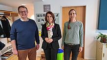 Nach einem halben Jahr macht sich im Autismus-Therapiezentrum Optimismus bereit. Die Parlamentarische Staatssekretärin und ...