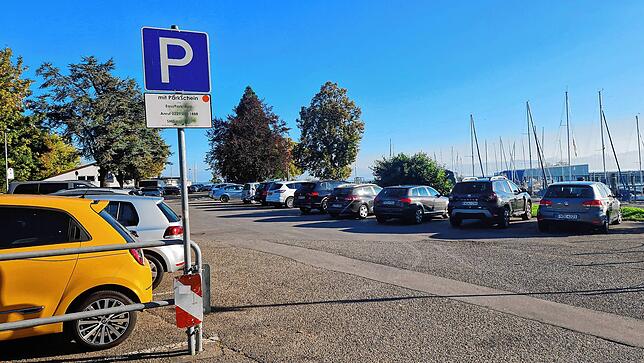 Parkplatz Hinterer Hafen: Hier soll das Tagesticket von 8 auf 17 Euro verteuert werden.