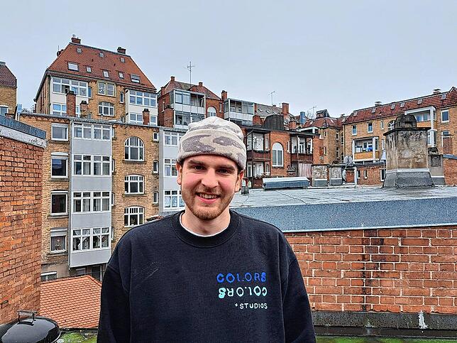 Julian Reith in Stuttgart. Auch hier engagiert er sich in einer Gemeinde.