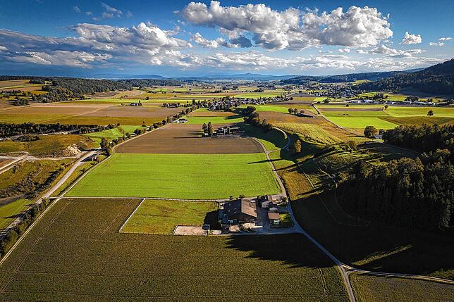 Das Haberstal in Windlach in der Gemeinde Stadel: Hier soll der Eingang zum Tiefenlager gebaut werden.