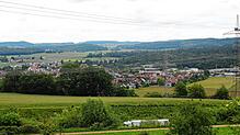 Blick von der Autobahn 98 in Richtung Orsingen-Nenzingen. Durch diese Straße sind zumindest einige Einwohner immer wieder von ...