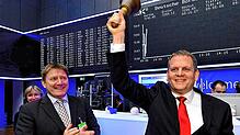 Peter Ziegler und Christoph Hess, hier ein Archivbild beim Börsengang 2012. Vor Gericht haben sie das meiste überstanden.