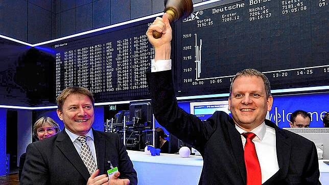 Peter Ziegler und Christoph Hess, hier ein Archivbild beim Börsengang 2012. Vor Gericht haben sie das meiste überstanden.