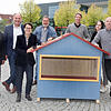 Die Hüttenzauber-Macher: Gerd Springe, OB Bernd Häusler, Claudia Kessler-Franzen und Peter Bliestle mit Tommy Spörrer, Elisabeth Beer ...