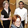 Padre Jorgiano ist ein beliebter Gesprächspartner in Bräunlingen. Hier mit Irmgard Elsäßer und vorne Claudia Hübsch.
