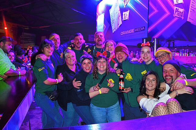 Bild 1: Spektakuläre Party in Nöggenschwiel: Die besten Bilder vom Guggenmusik-Event 2025
