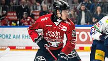Hakon Hänelt, hier im Einsatz gegen die Eisbären Berlin, wechselt von den Kölner Haien zu den Schwenninger Wild Wings.