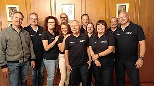 Der Vorstand des HVG (von links): Jan Sykora, Michael Pätzholz, Michaela Herrmann, Oliver Alicke, Anna Herrmann (neue Vorsitzende), ...
