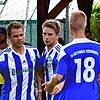Passt: Julian Bächle (links) und Frederik Happle (Mitte) trafen beim 3:3 der SG Mettingen/Krenkingen beim FC Zell.