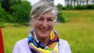 Andrea Knorr, Sprecherin der Bürgerinitiative Landschaftspark Sankt Leonhard.