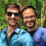 Hannes (29) und Matze (36) freuen sich besondere auf die Band Il Civetto.