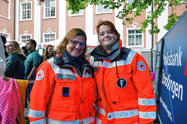 Bild 7: Die Fäaschtbänkler machen den Schlossplatz zum Partyplaneten – Teil 1