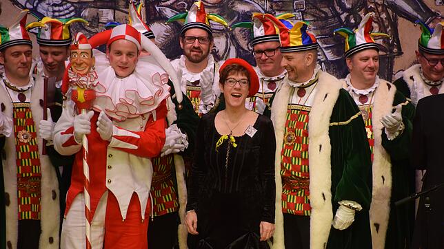 Empfang für die Politikerin aus dem Saarland im Bürgerhaus Adler Post. Stockacher Bürgerinnen verteilten gekochte Eier mit Aufklebern ...