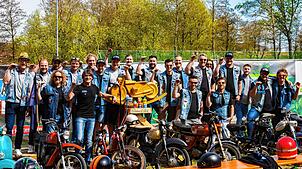 Die Gruppe Blue Snakes Rengetsweiler gibt es seit 2021. Das Herz der mehr als 30 Mitglieder schlägt für Oldtimer-Zweitakter.