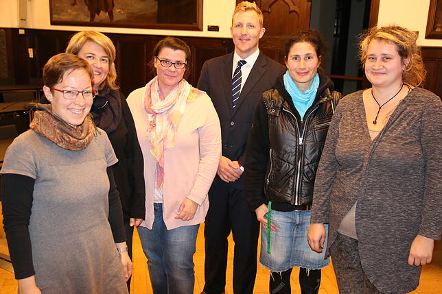Das ist der neue Vorstand des Gesamtelternbeirats der Kindertagesstätten (v.l.): Susanne Pantel, Annemarie Goldschmidt, Julia Birster, ...