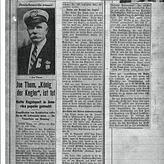 Zeitungen in den USA berichteten groß vom Tod des Kegler-Königs, so auch die &bdquo;New York Times&ldquo;.