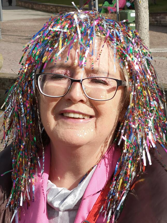 ...ich mir das bunte Treiben gerne ansehe.&ldquo;Heidi Gut, Donaueschingen