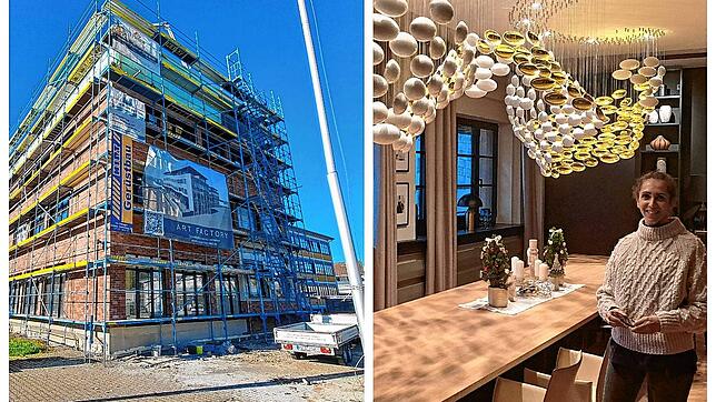 Das frühere Gebäude von Burger Spritzguss (links) wird derzeit noch fertig umgebaut zur Artfactory. Doch etliche Mieter sind bereits in ...