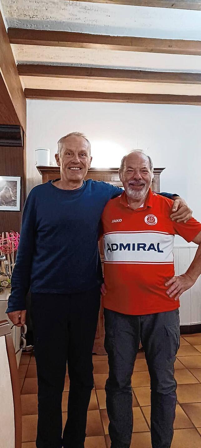 Christian Streich (links) und Manfred Haaß.