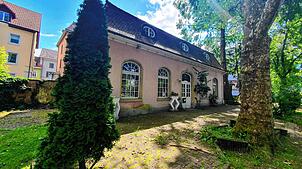 Soll wieder zu einem Juwel wie einst werden: das Stadtpark-Café. Allerdings ist der Sanierungsaufwand beträchtlich. Der Gemeinderat soll ...