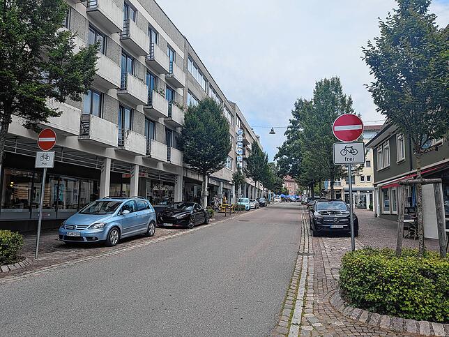 In der Karlstraße gibt es derzeit teilweise Sperrungen. Fahrradfahrer dürfen seit jeher hier in beide Richtungen fahren. 1:0 für das ...
