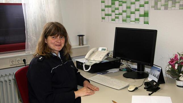 Tanja Wundke ist neue stellvertretende Leiterin des Polizeipostens Blumberg. Bild: Bernhard Lutz