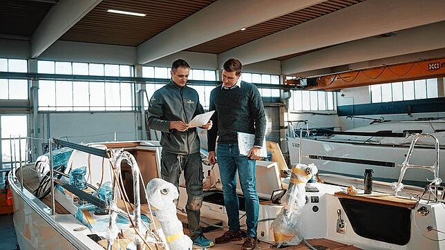 Boote werden nicht am Fließband, sondern in Manufakturen gebaut. Hier bei Sunbeam Yachts im Salzburger Land.