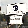Pflicht kommt bei den Deutschen nicht gut an. Hier ein Hinweisschild an der Lindauer Insel.