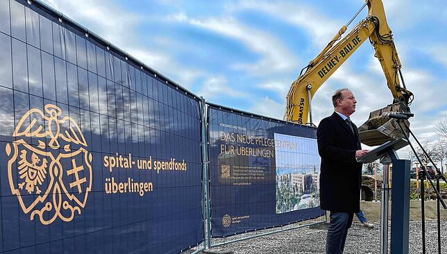 „Ein Leuchtturmprojekt für die ganze Region“: Oberbürgermeister Jan Zeitler ist Stiftungsratsvorsitzender des Spital- und ...
