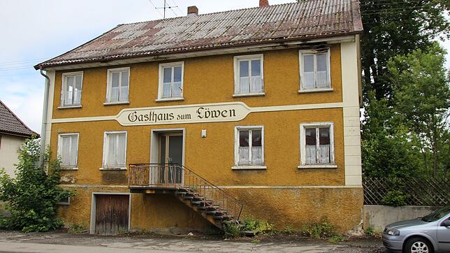 In Denkingen kann das Areal rund um das ehemalige Gasthaus &bdquo;Zum Löwen&ldquo; dank den ELR-Mitteln gefördert werden.