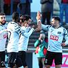 Villinger Torjubel war am Mittwochabend gegen den SSV Reutlingen mehrfach zu sehen. Hier freuen sich die Spieler über das 1:0 von Tevfik ...
