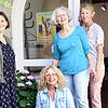 Die Künsterlinnen freuen sich auf Besucher (von links): Therese Brückmann-Olivier, Monika Rosenberger, Gerda Brüstle-Wallén und Angelika ...