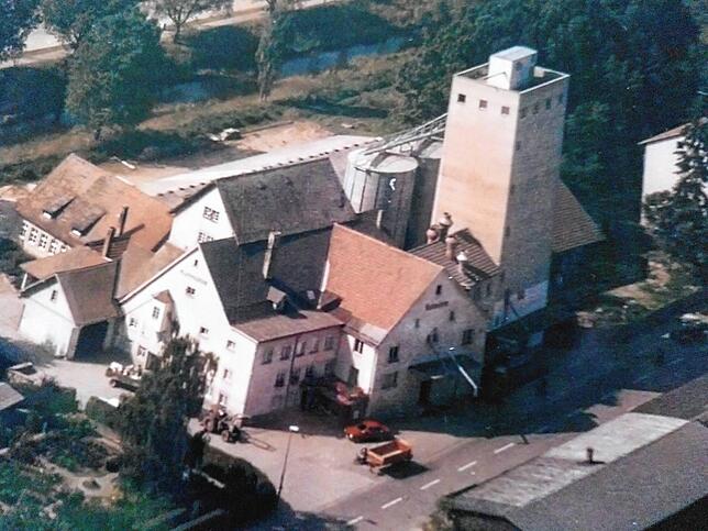 Der erste Siloturm &ndash; hier ein Bild von 1971 &ndash; ist erst 20 Meter hoch.