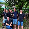 Das Gericht und sein Delinquent (von links): Klaus Danner (Ankläger), Oli Stanik (Narrenbolisei), Klaus-Dieter Ritz (Narrenrichter), ...