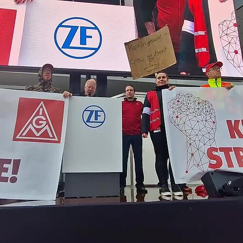 Rede von ZF-Betriebsratschef Dietrich