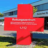 Das Rettungszentrum des DRK mit der Landkreis-Leitstelle am Stadtrand von Radolfzell.